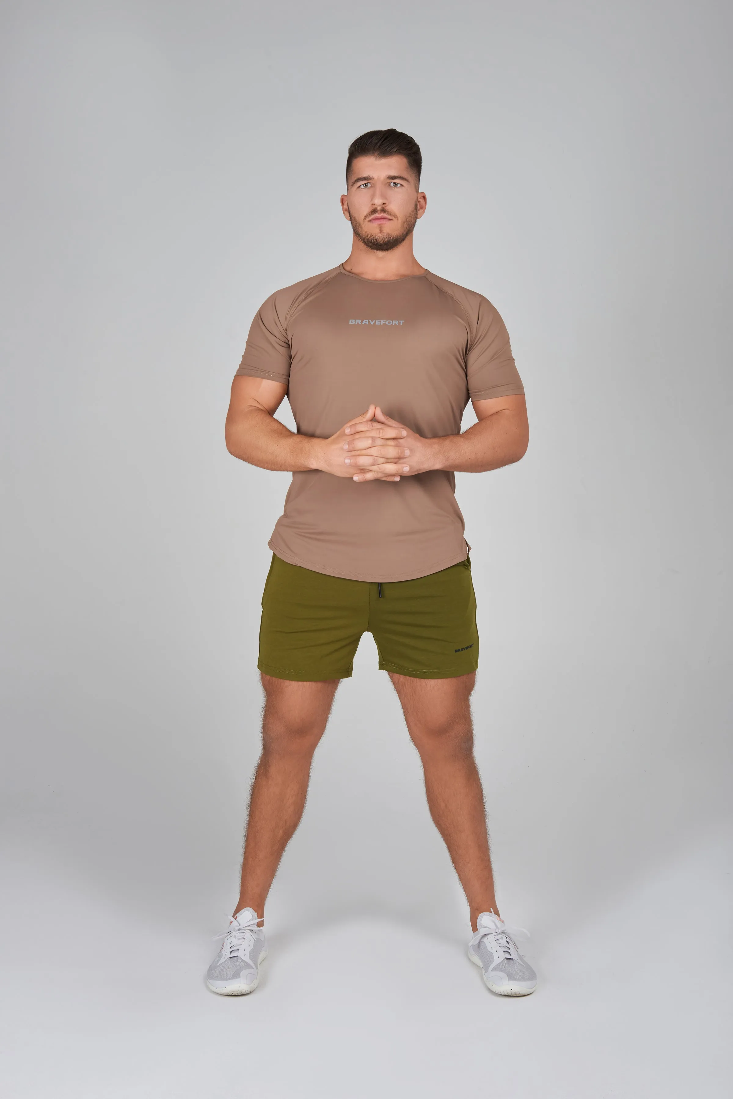 0125. Flex Pro T-Shirt / Pale Brown