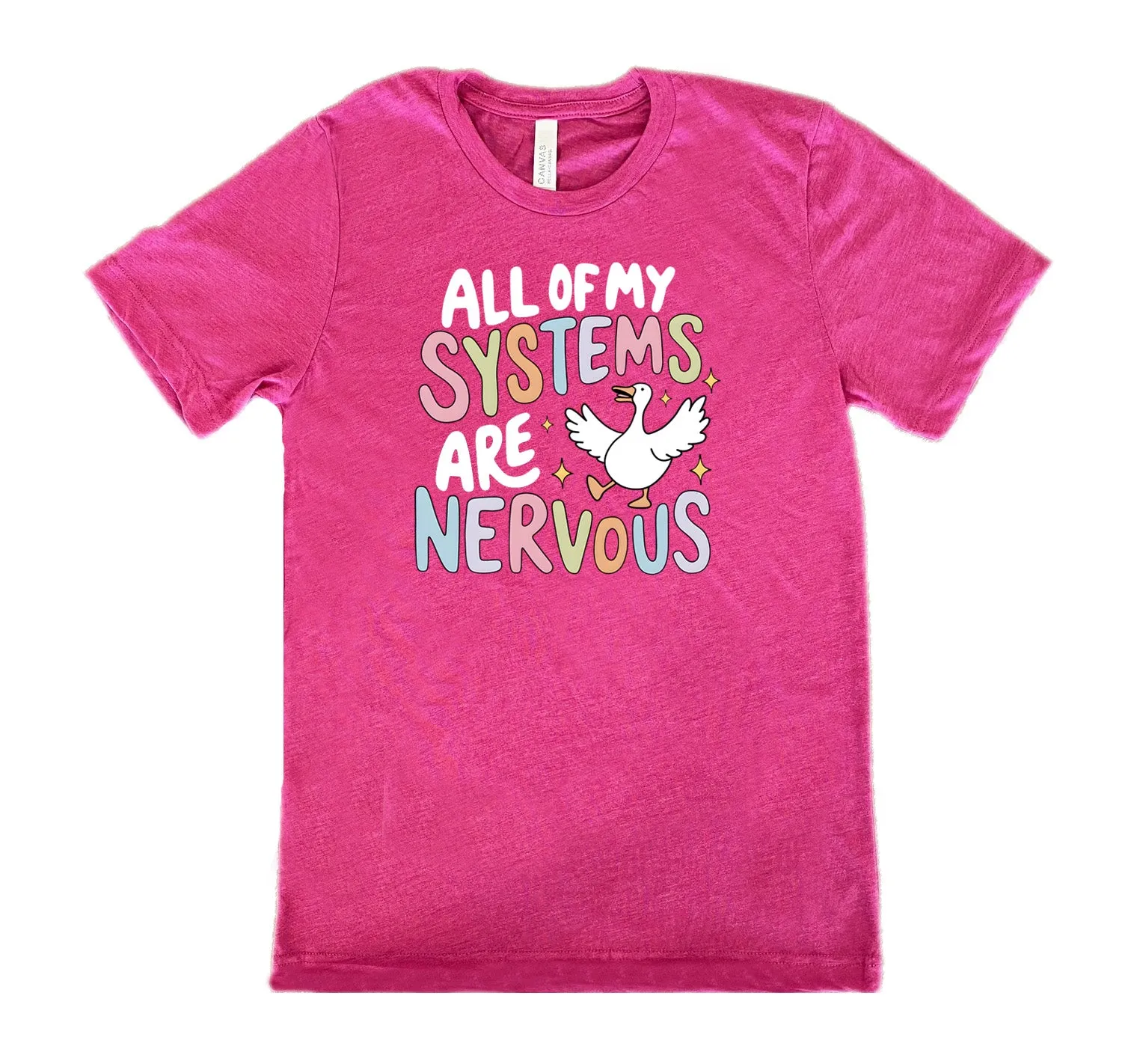 All Of My Systems Are Nervous Shirt Unisex