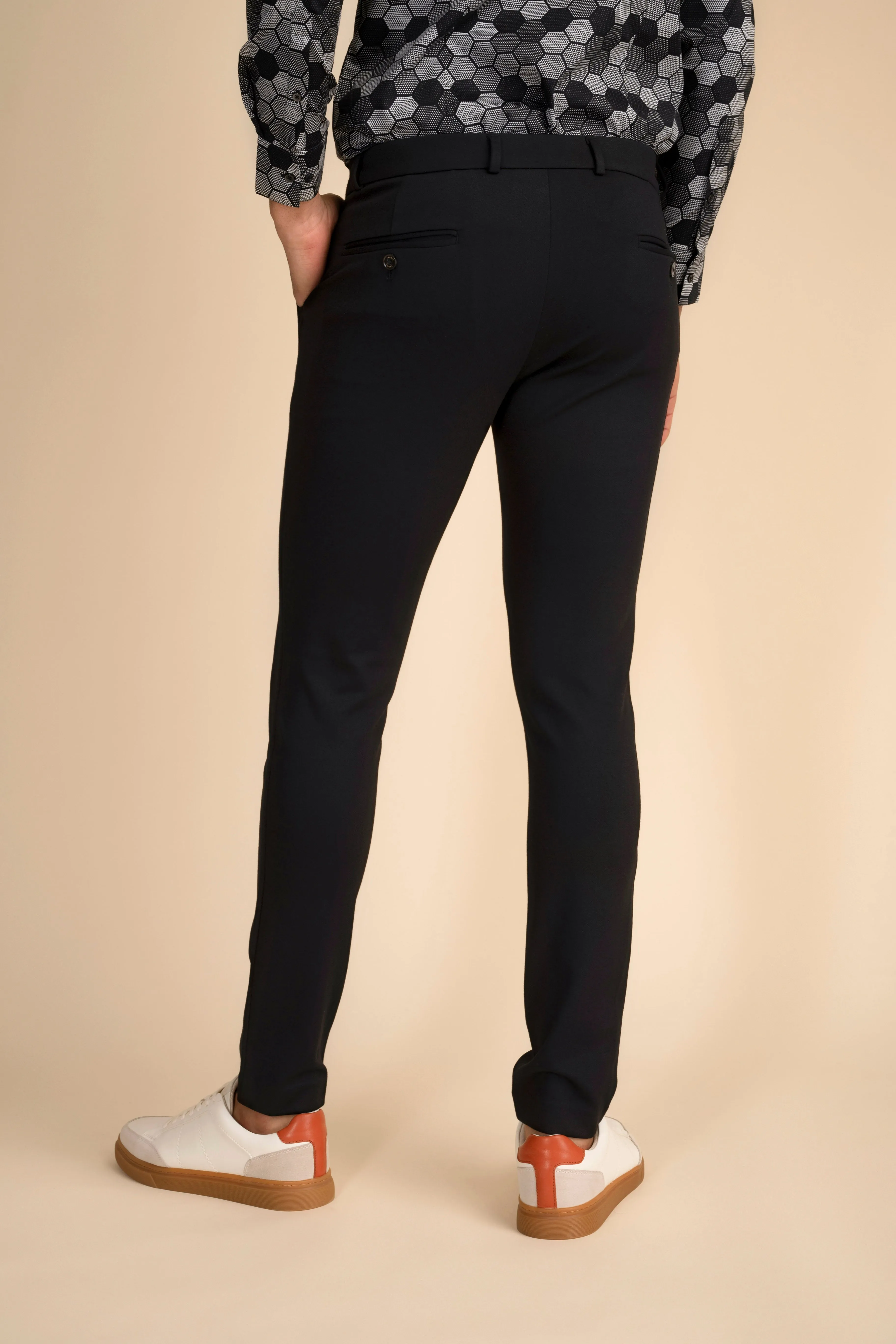 Black 4 Way Stretch Jet Setter Pants