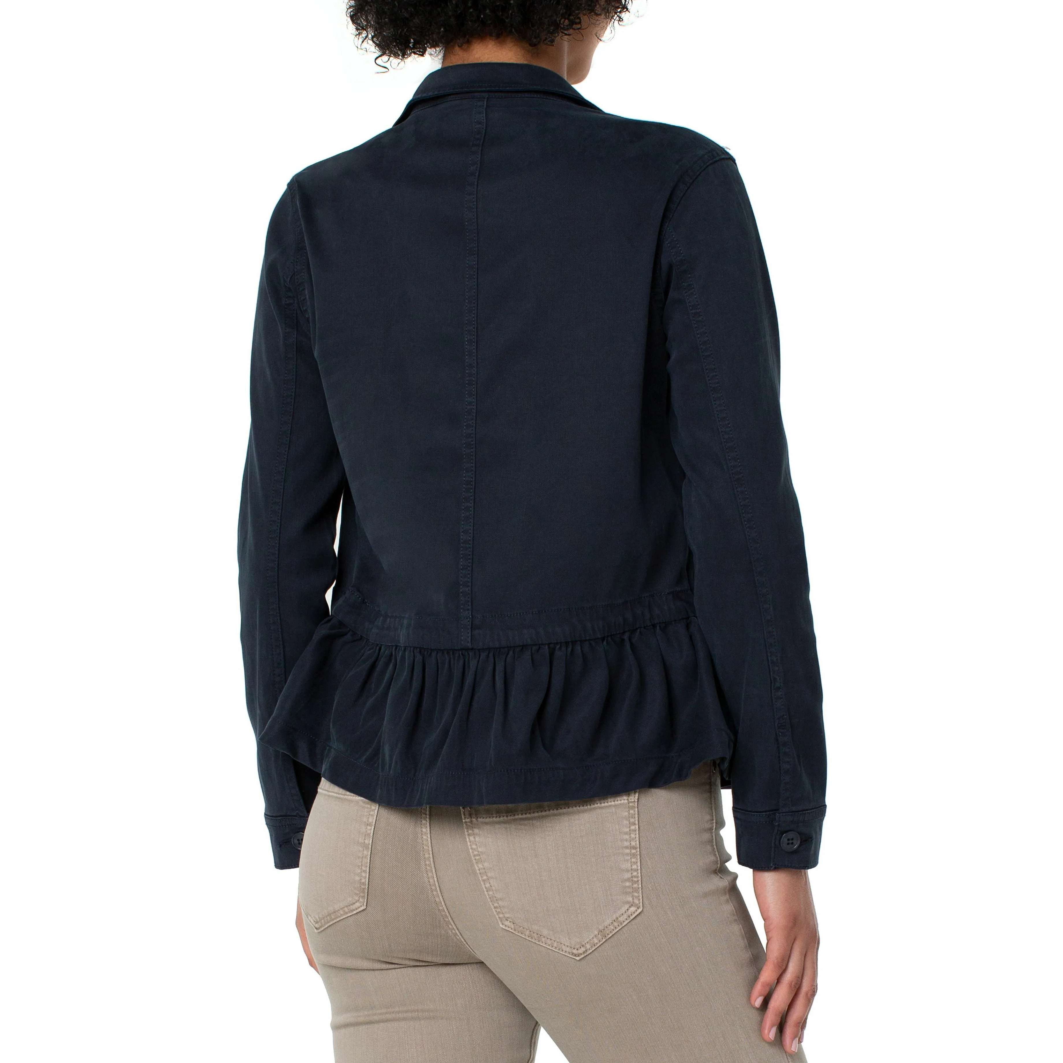 Cargo Peplum Jacket