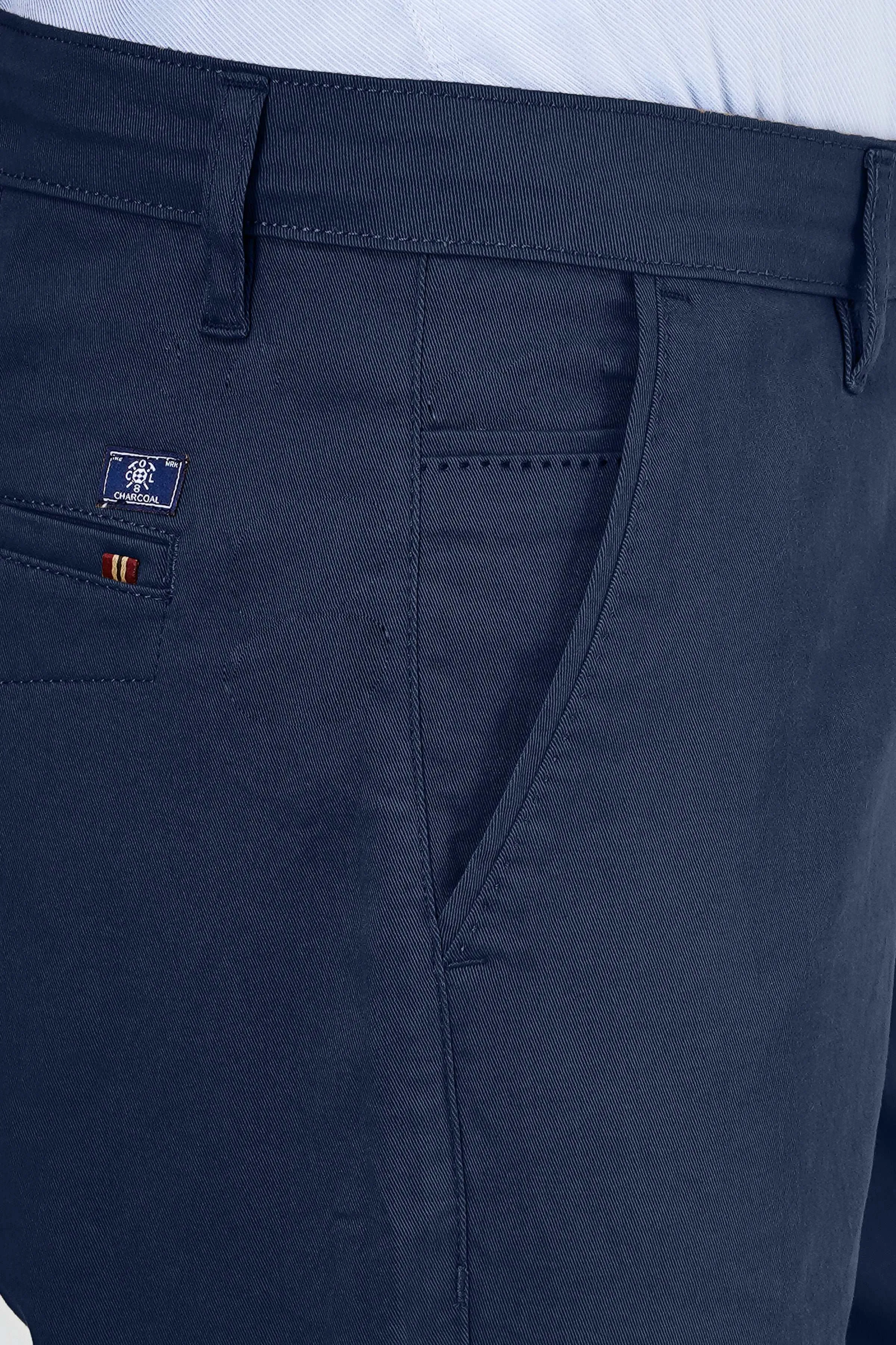 CROSS POCKET CASUAL PANT NAVY