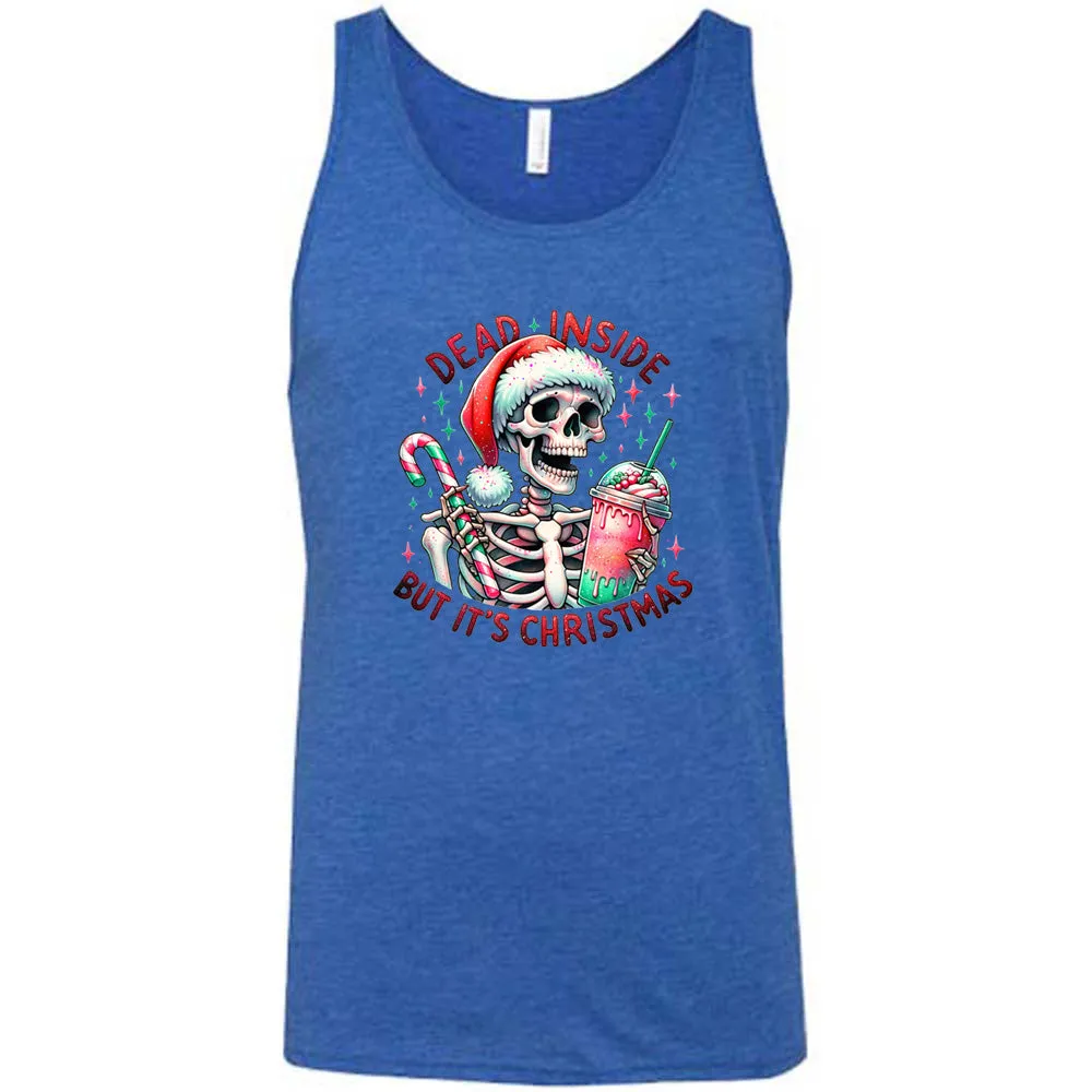 Dead Inside But Its Christmas Skeleton Shirt Unisex