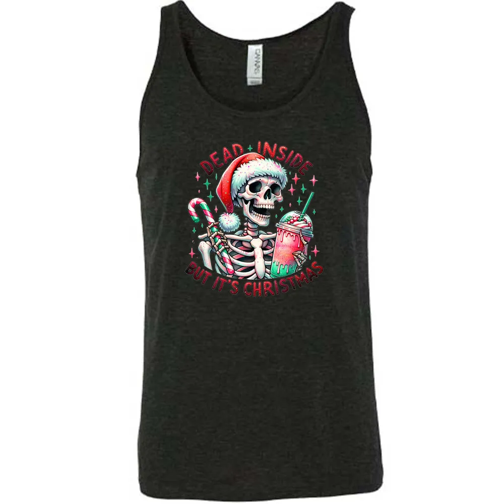 Dead Inside But Its Christmas Skeleton Shirt Unisex