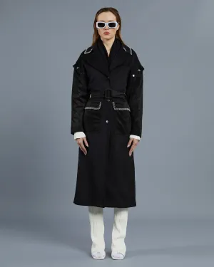 Detachable Sleeves Coat