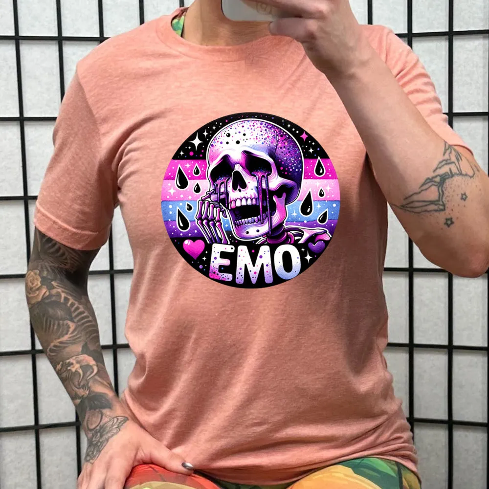 Emo Skull Shirt Unisex