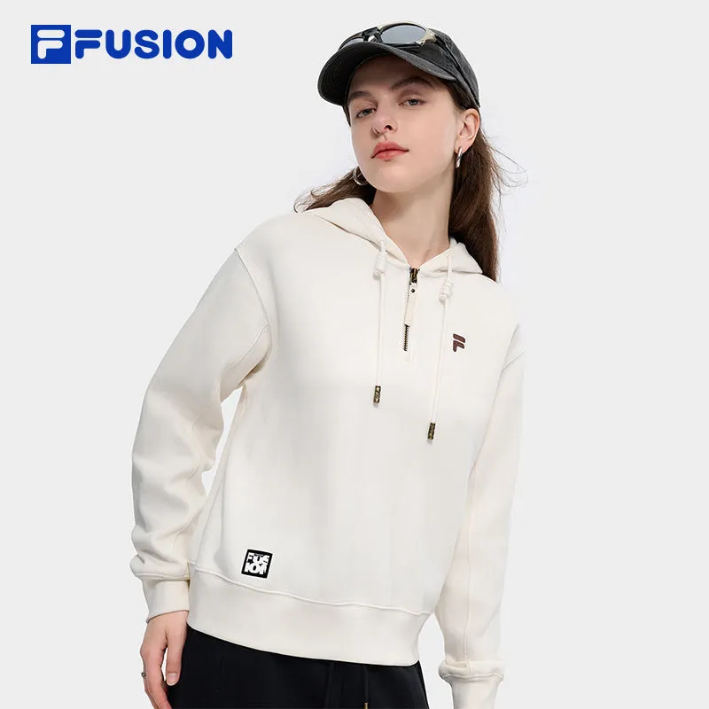 FILA FUSION INLINE WORKWEAR SKATE URBAN EDGE Women Hoodie (Pink / White)