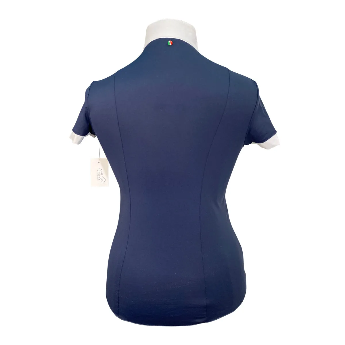 For Horses 'Gloria' Technical Show Shirt in Navy - Women's Large