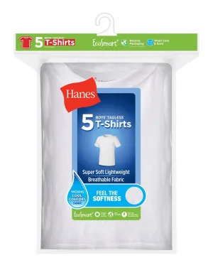 Hanes \Boys' 5pk Pack Crew Neck T-Shirt