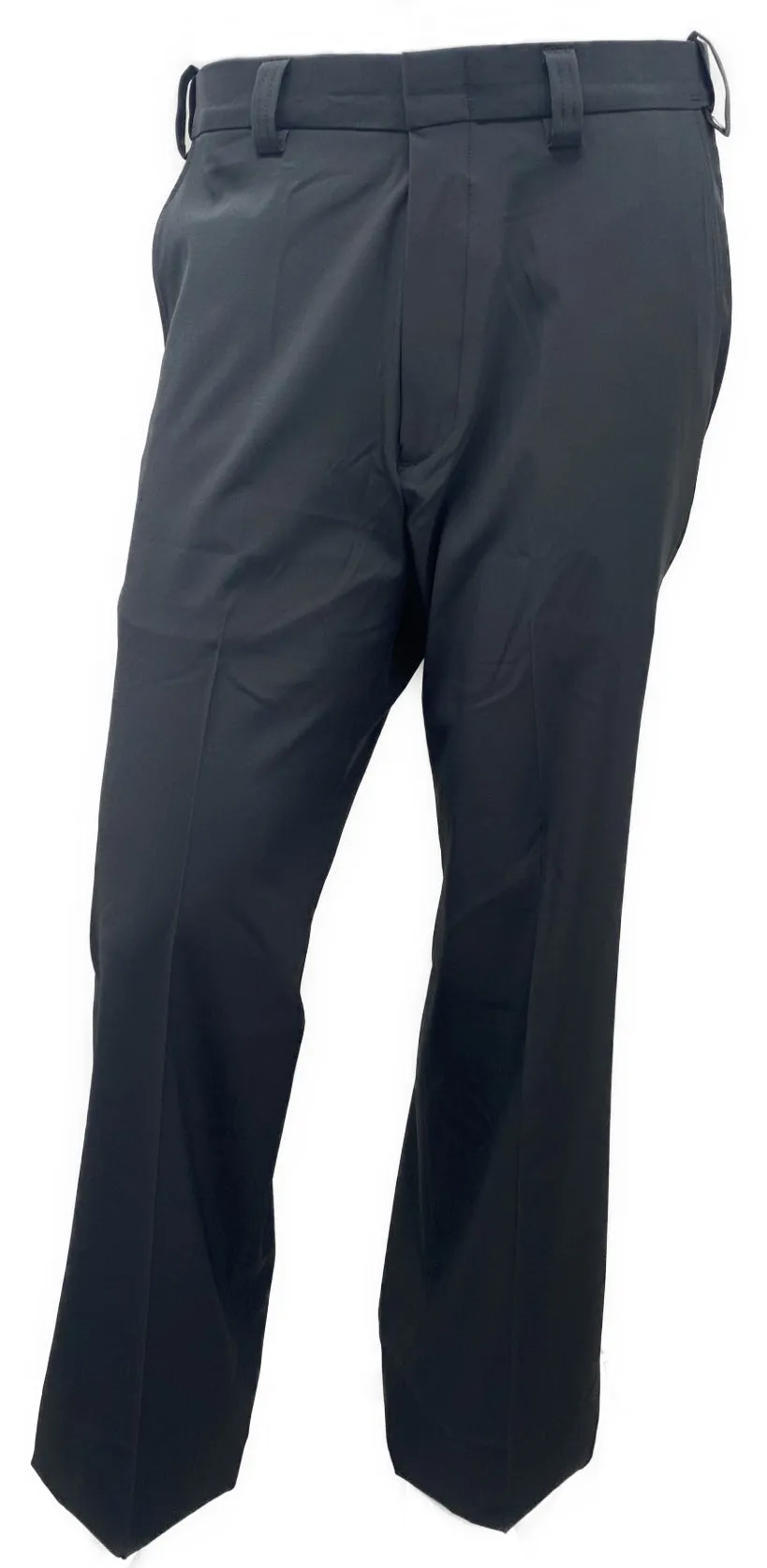 Honig's "New" Performance 4-Way Stretch Flat Front Combo Pant With Expander Waistband - Dark Charcoal