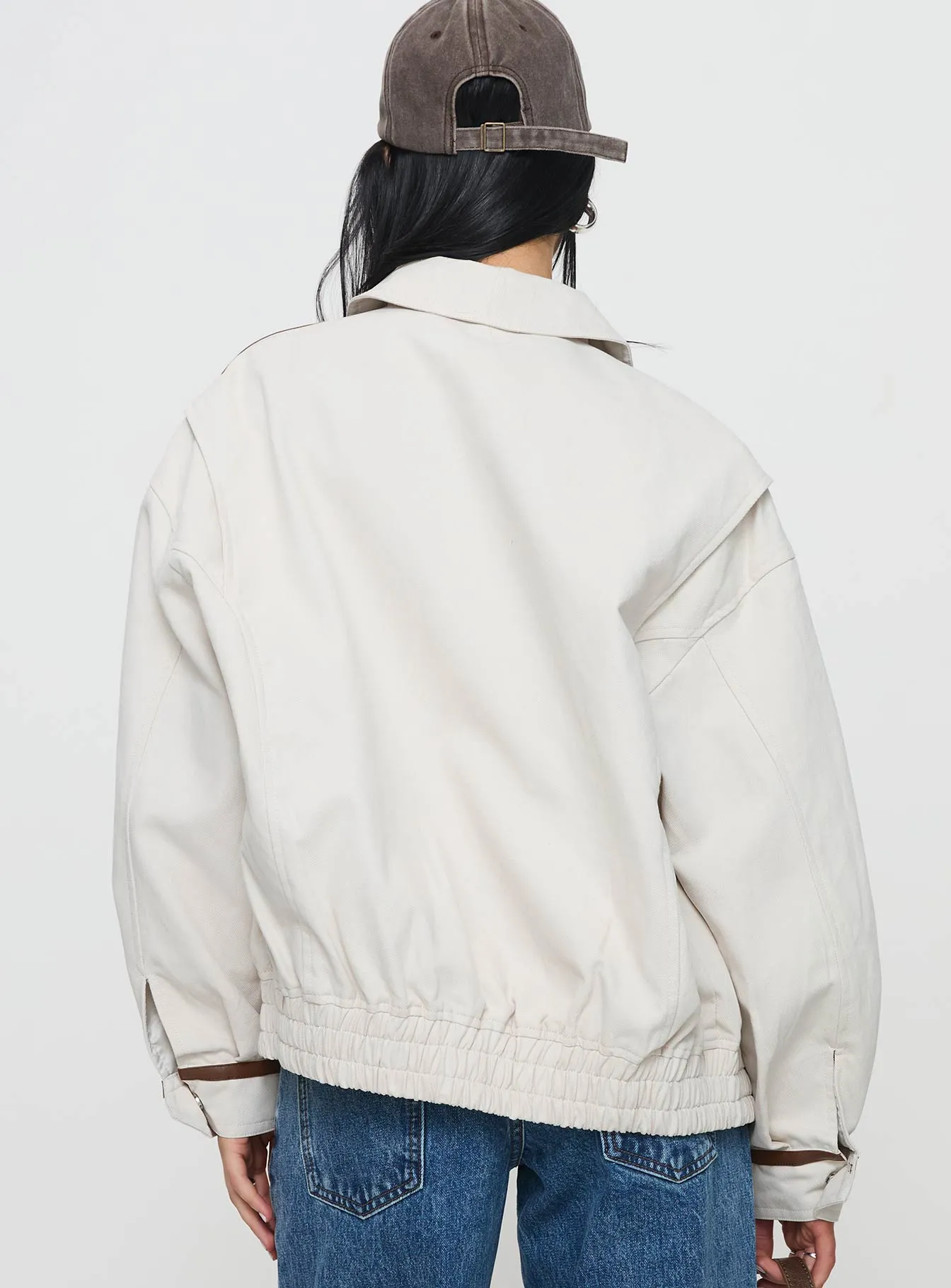 Kenny Bomber Jacket Beige