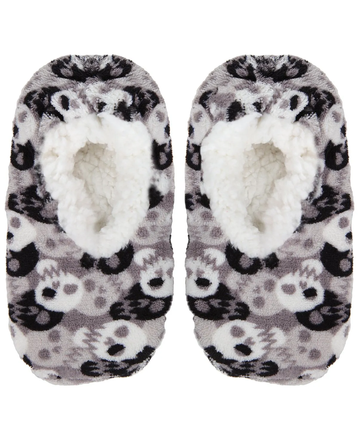 Kids' Bones and Skulls Non-Skid Slippers