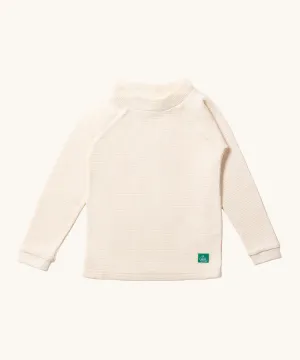 LGR Long Sleeve Waffle Top - Cream