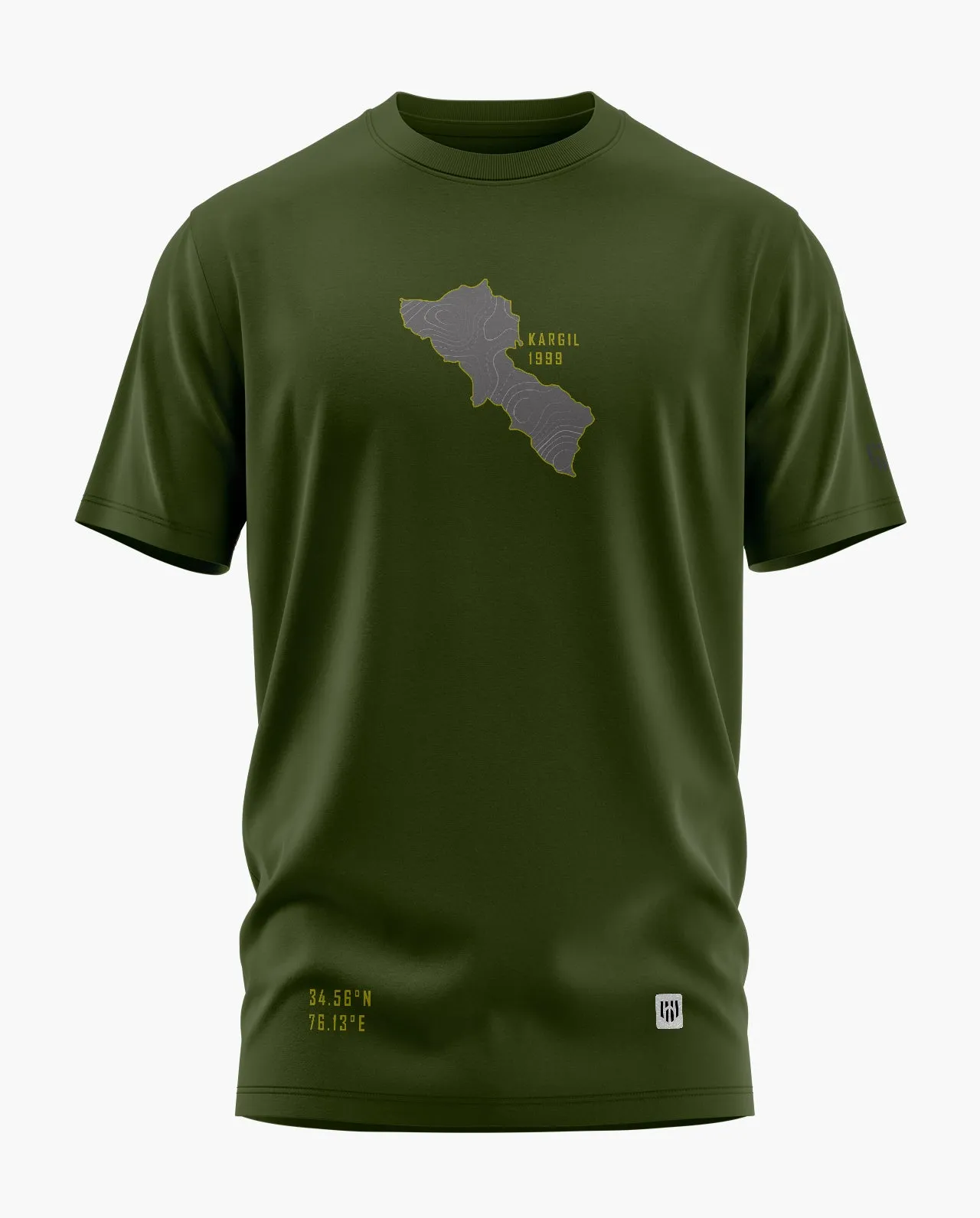 Map of Valor Kargil Edition Signature LuxeSoft Cotton T-Shirt