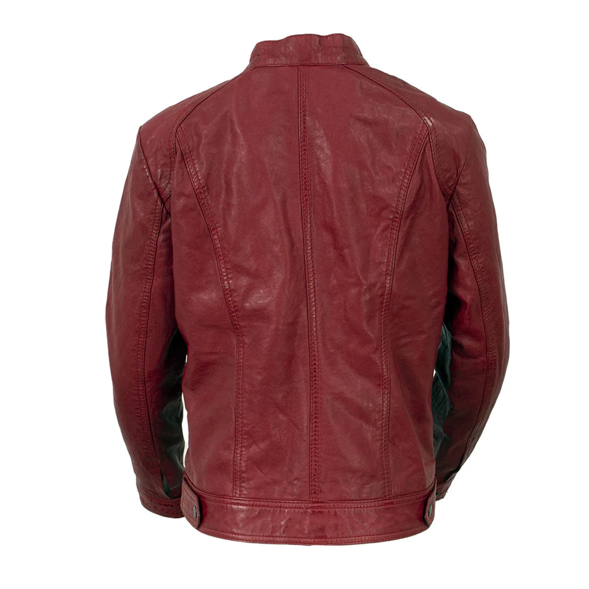 Milwaukee Leather Vintage SFL2811 Women's Red Zipper Front Motorcycle