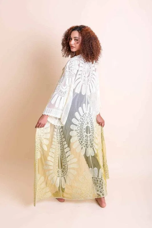 Ombre Bohemian Lace Kimono *Online Only*