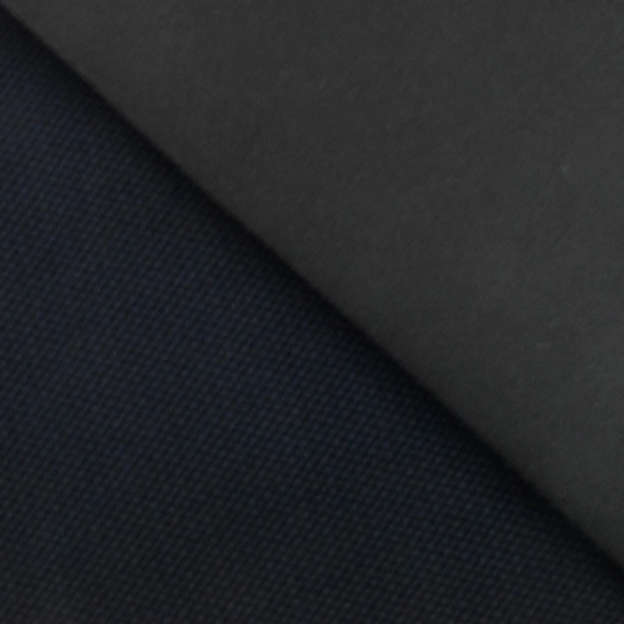 Oxford Blue-Black Bonded Double Sided Knit Jacketing Fabric