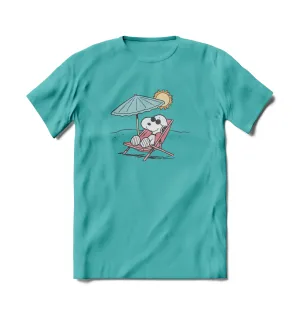 Peanuts Snoopy Beach Short Sleeve T-Shirt