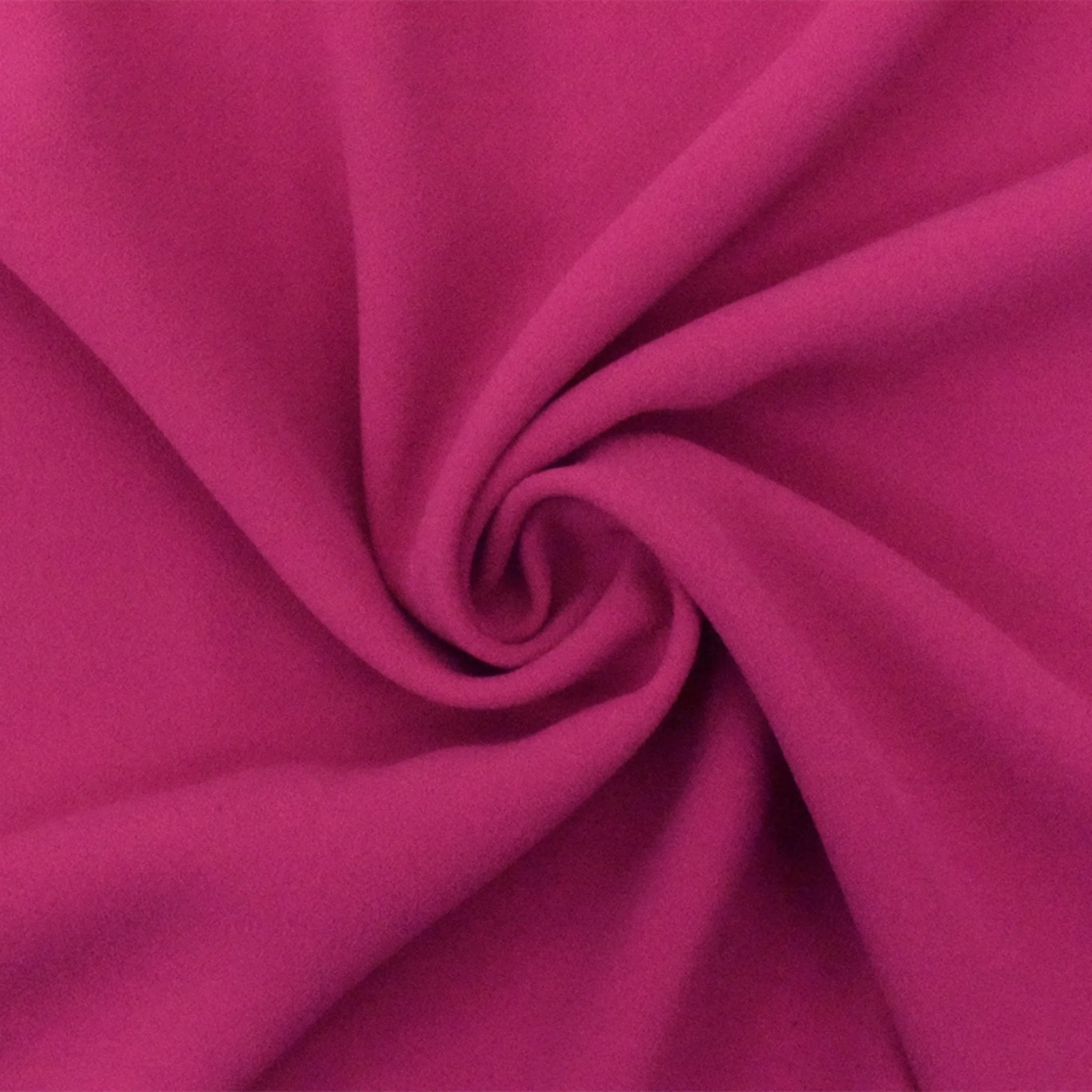 Pink Famous Designer Poly Double Sided Crepe Woven Fabric