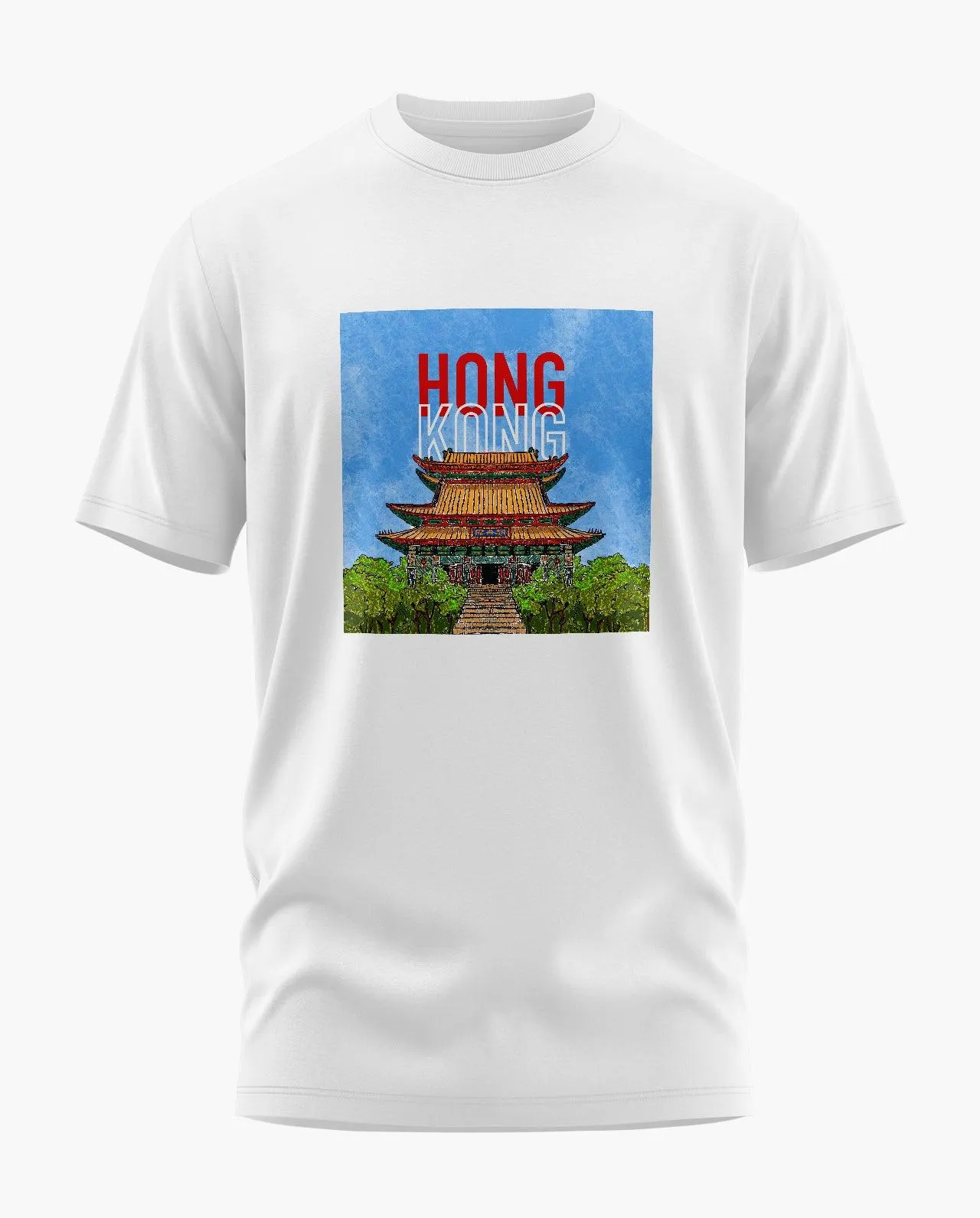 Poh Lin Monastry Hong Kong Signature LuxeSoft Cotton T-Shirt