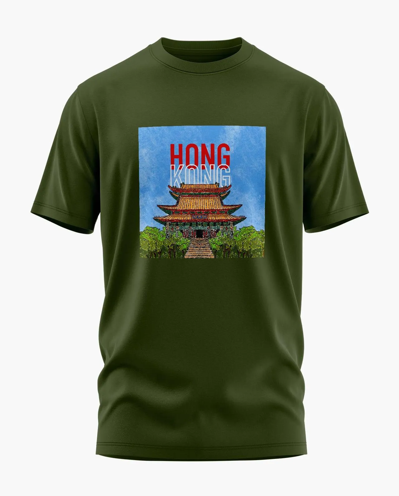 Poh Lin Monastry Hong Kong Signature LuxeSoft Cotton T-Shirt