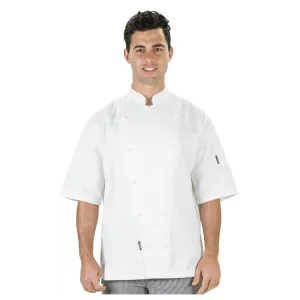 Prochef Jacket, Short Sleeve, White, 2XL