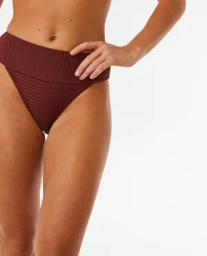 Rip Curl Premium Surf High Cheeky Bottom-Plum