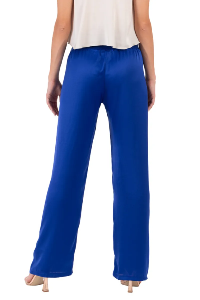 Satin Wide Leg Pants