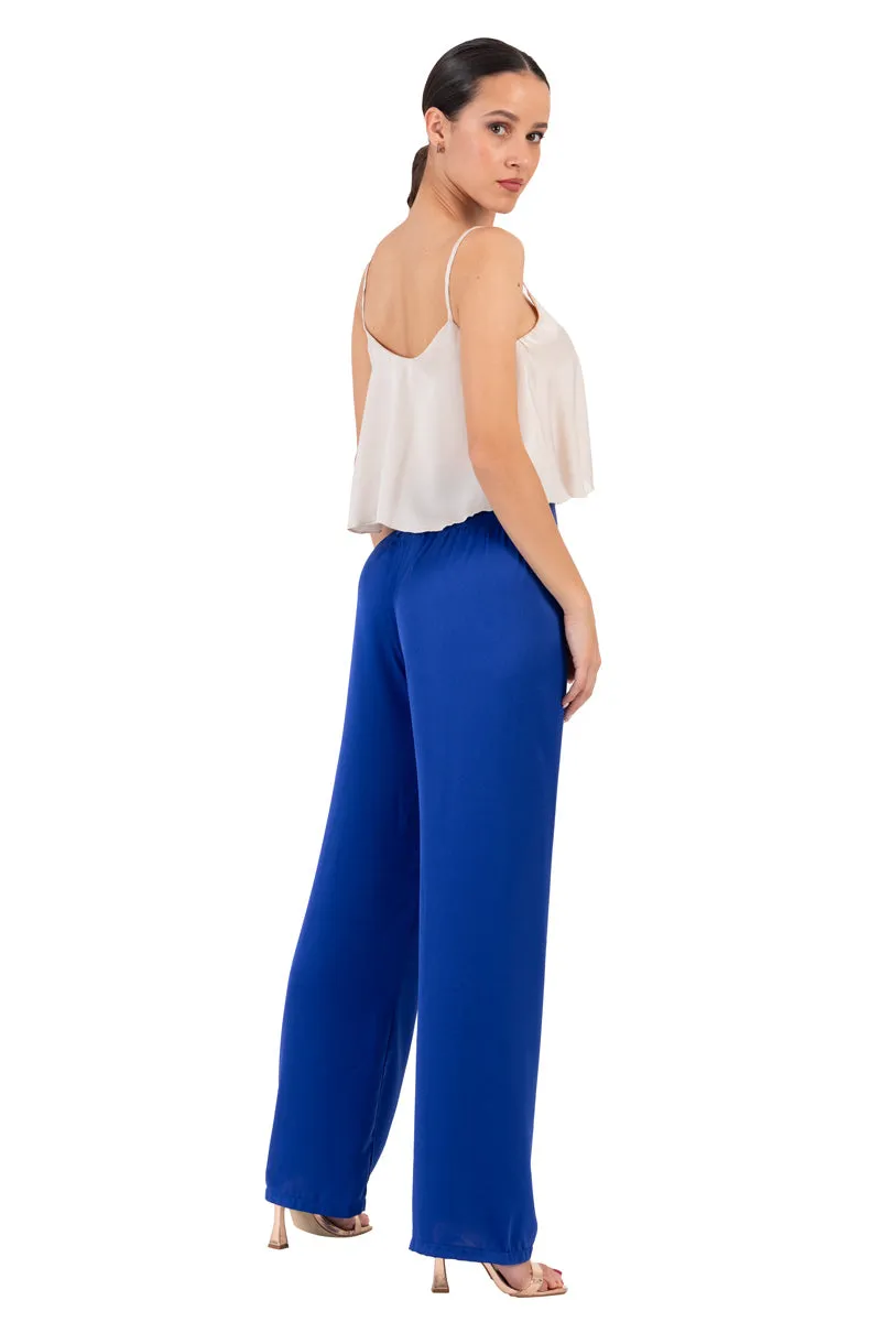 Satin Wide Leg Pants