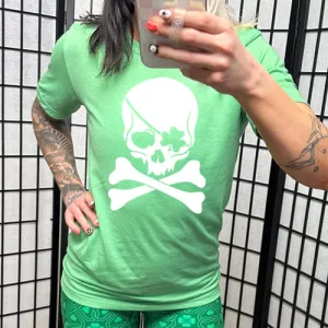 Shamrock Skull Shirt Unisex