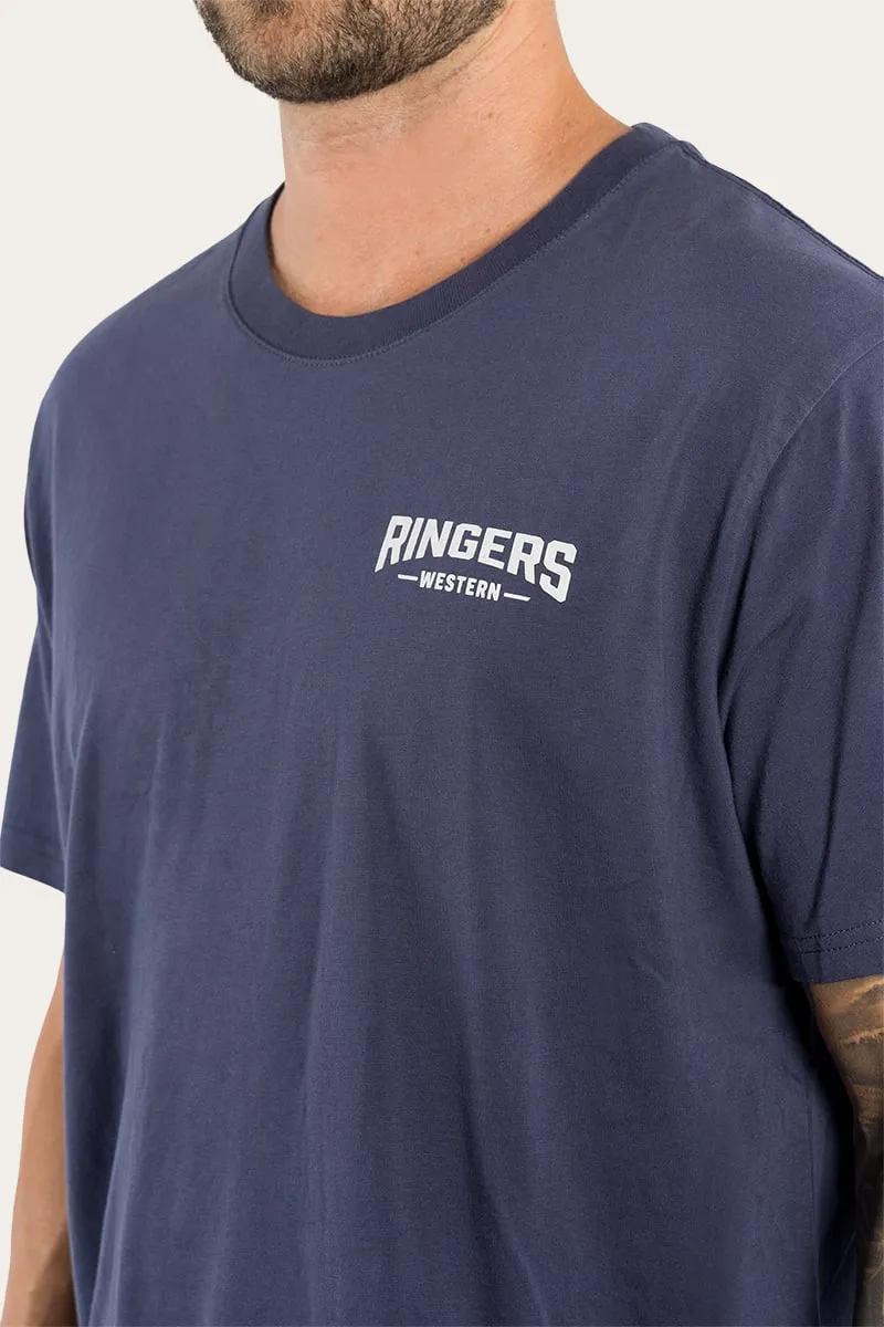 Squadron Mens Loose Fit T-Shirt - Washed Navy