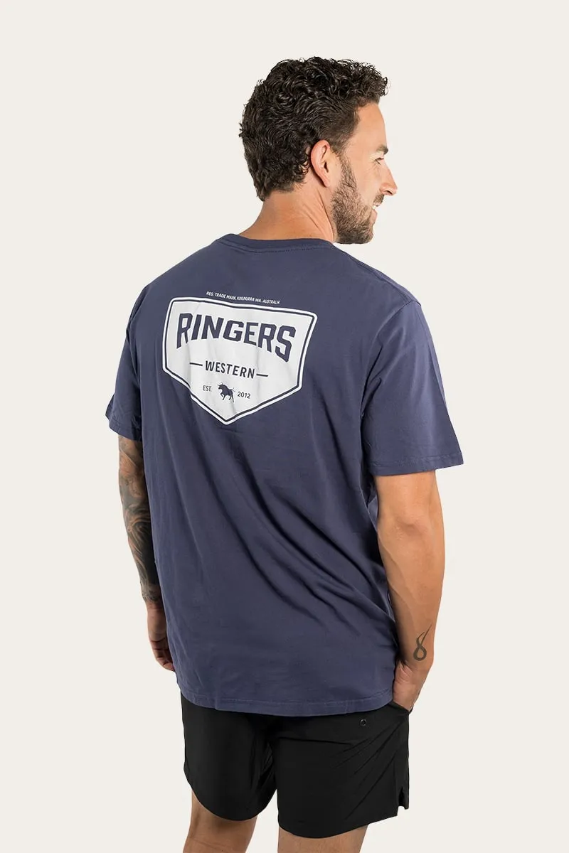 Squadron Mens Loose Fit T-Shirt - Washed Navy