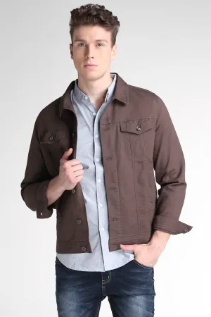 Textured Trucker Jacket