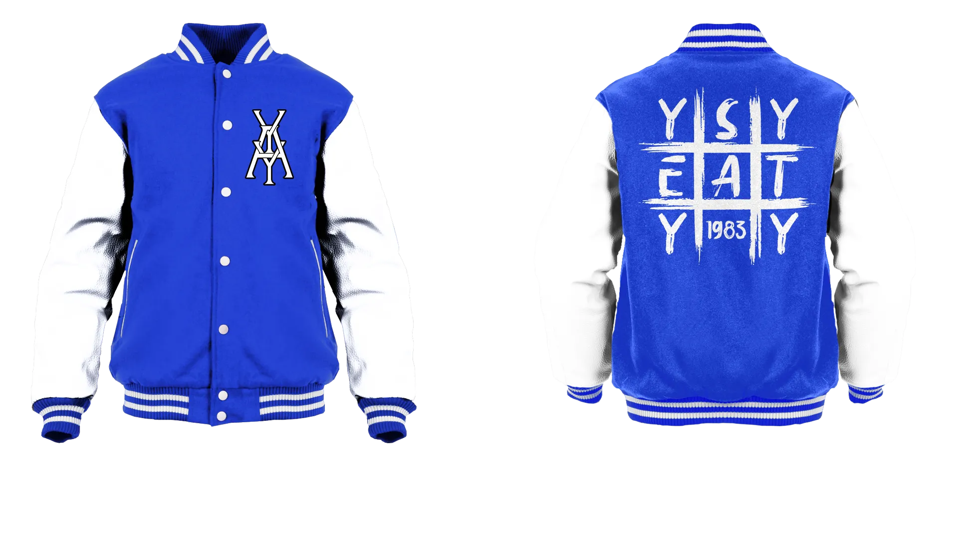 Tic Tac Yay Monogram Logo Varsity Jacket